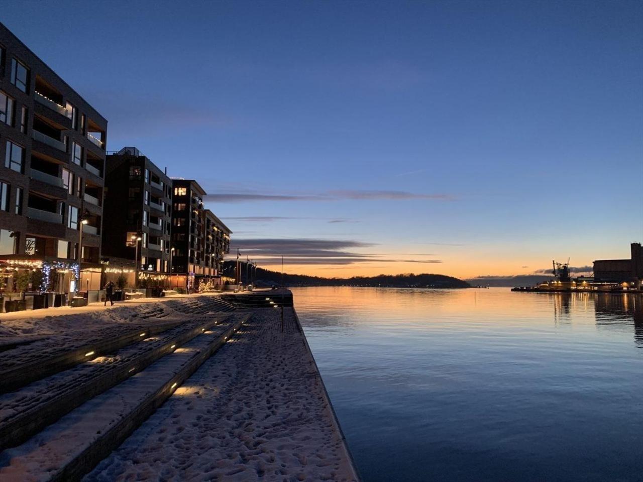 Luxury 2-Bedroom Apartment With Seaview In Oslo City Center Exteriör bild
