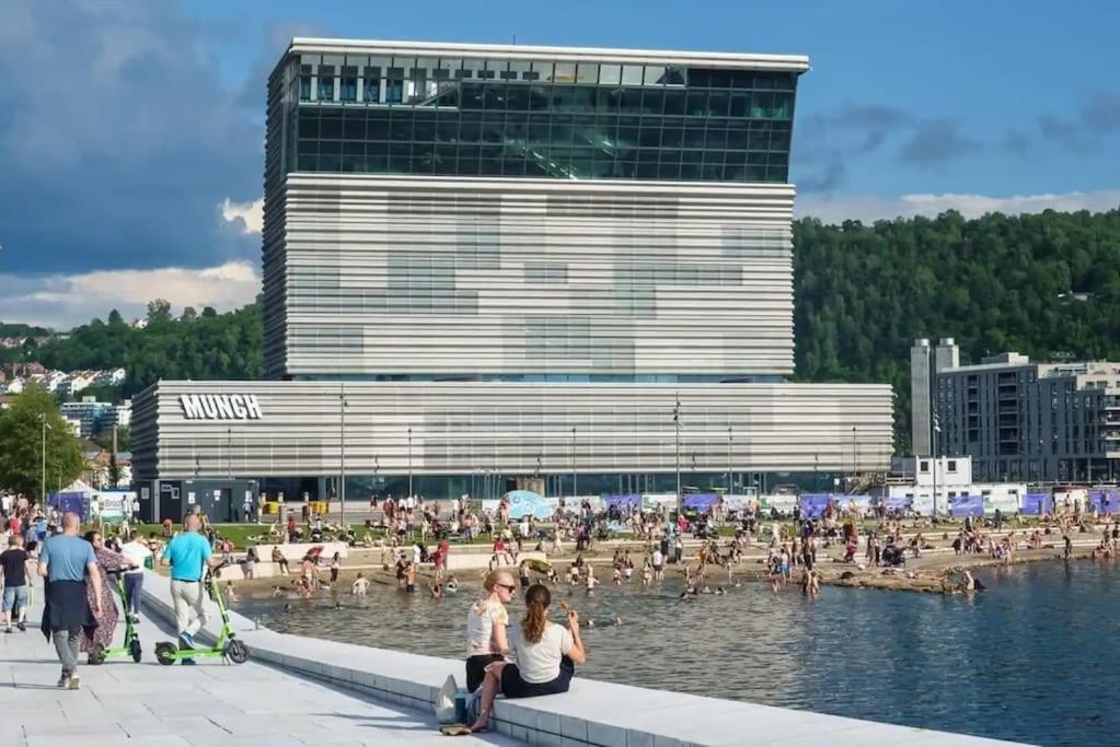 Luxury 2-Bedroom Apartment With Seaview In Oslo City Center Exteriör bild